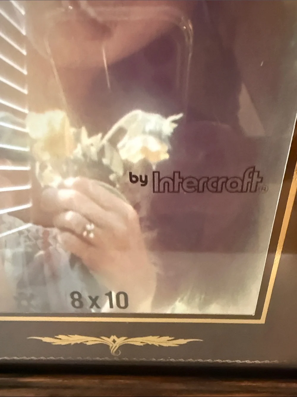 Vintage Intercraft Wooden Frame 8 x 10